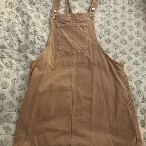 Size medium , forever 21 , corduroy overall dress
